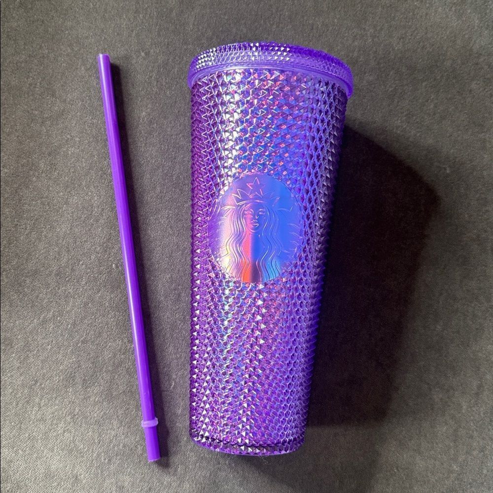Starbucks Venti Purple Studded Tumbler 24oz NEW